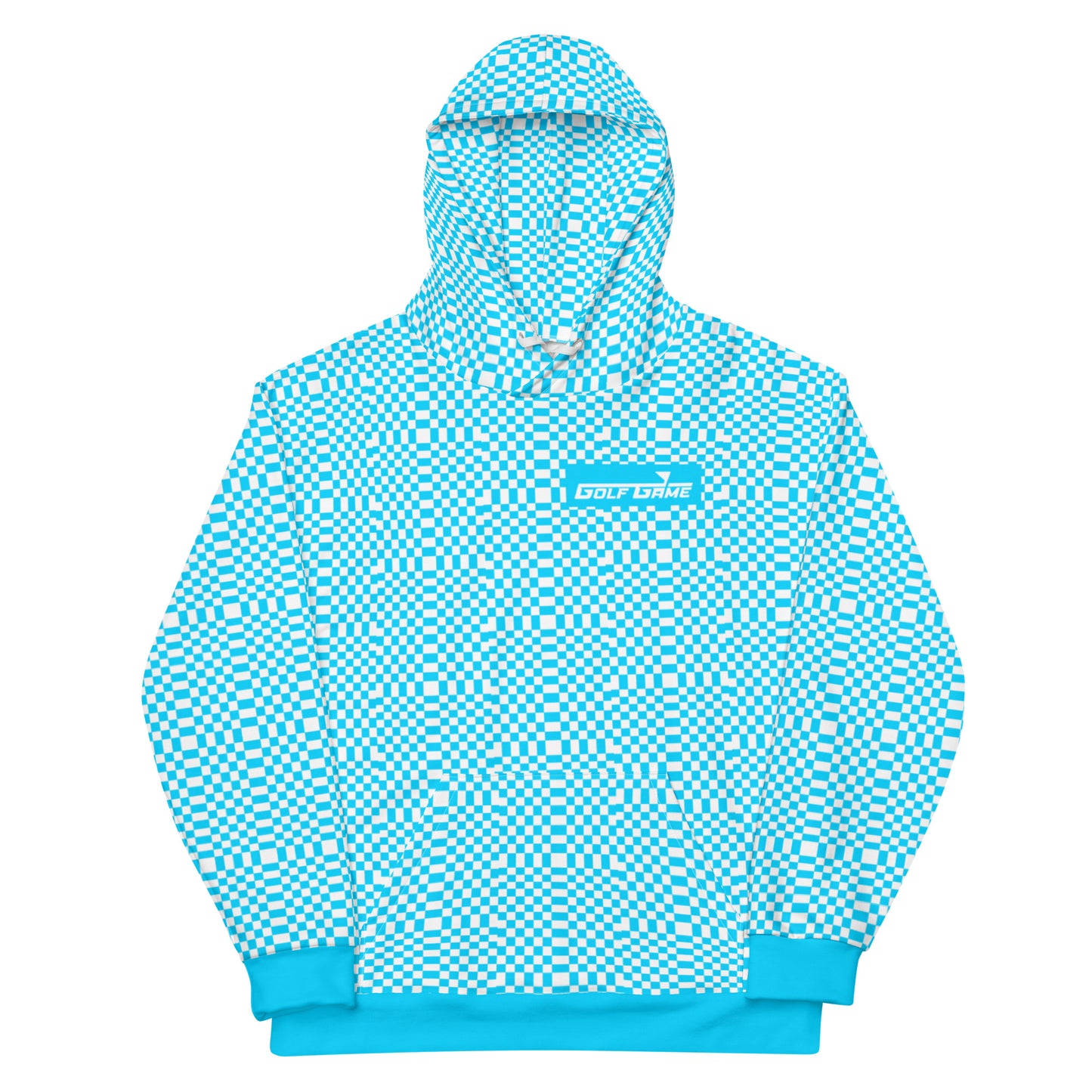 Light Blue & White - Men Hoodie