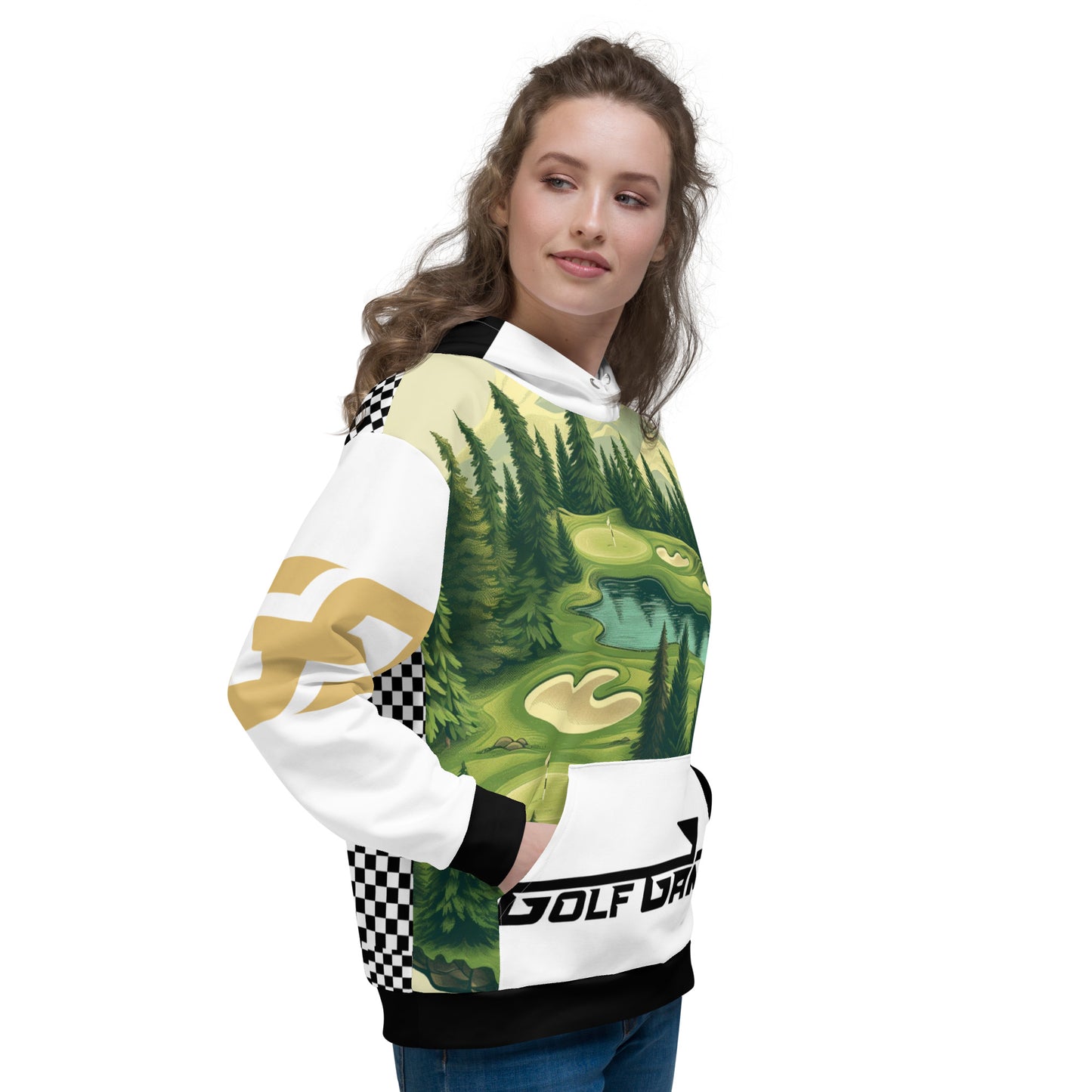 All-Over Golf Course — Women Hoodie