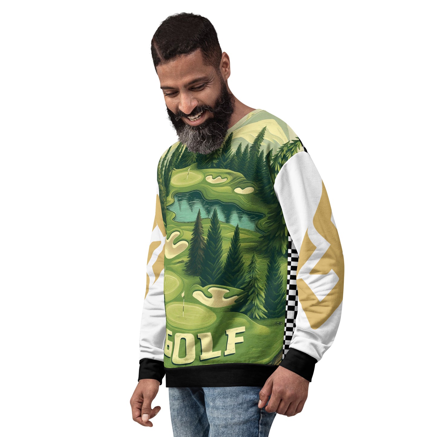 Golf All Over — Men Sweatshirt