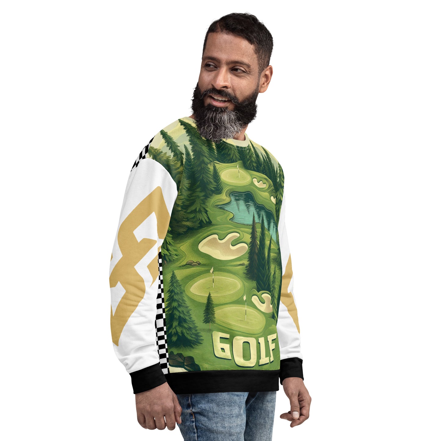 Golf All Over — Men Sweatshirt