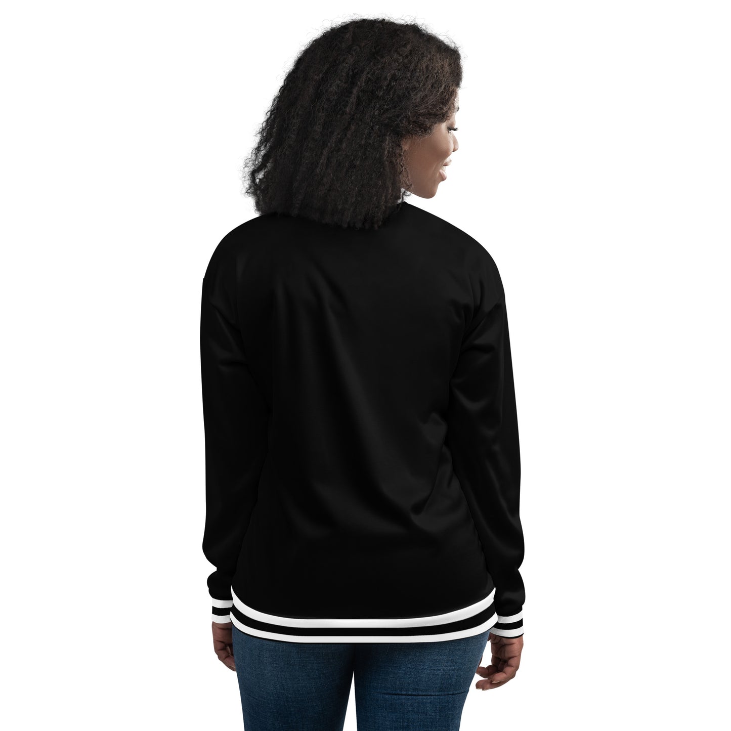 Black & White — Women Bomber Jacket