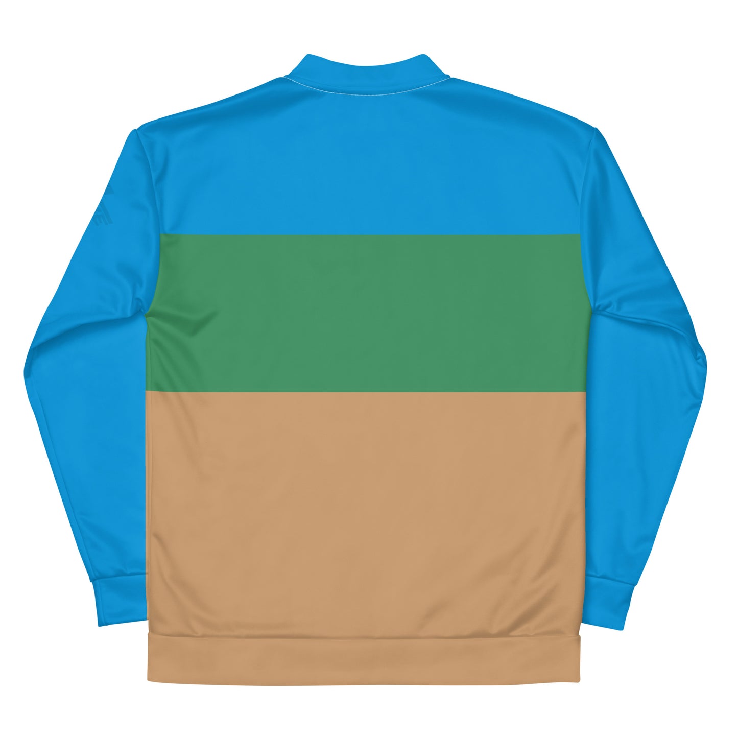 Blue, Green, and Brown — Men Bomber Jacket