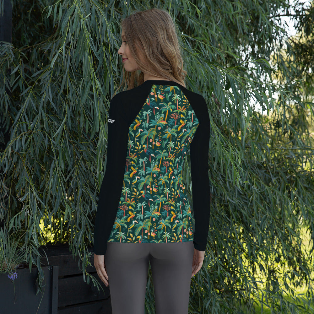 Tropical Golf Game Top — Women's Rash Guard