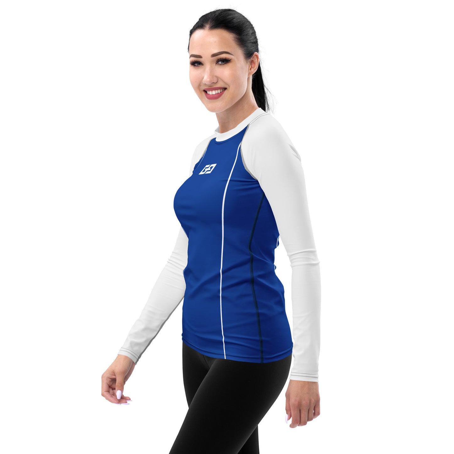 Lively Blue — Women's Rash Guard