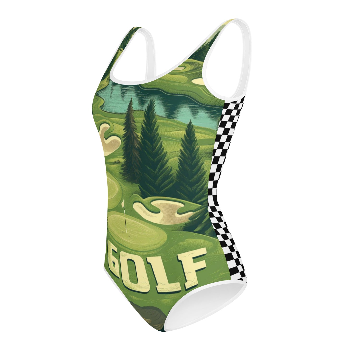 GOLF GAME — All-Over Print Youth Swimsuit