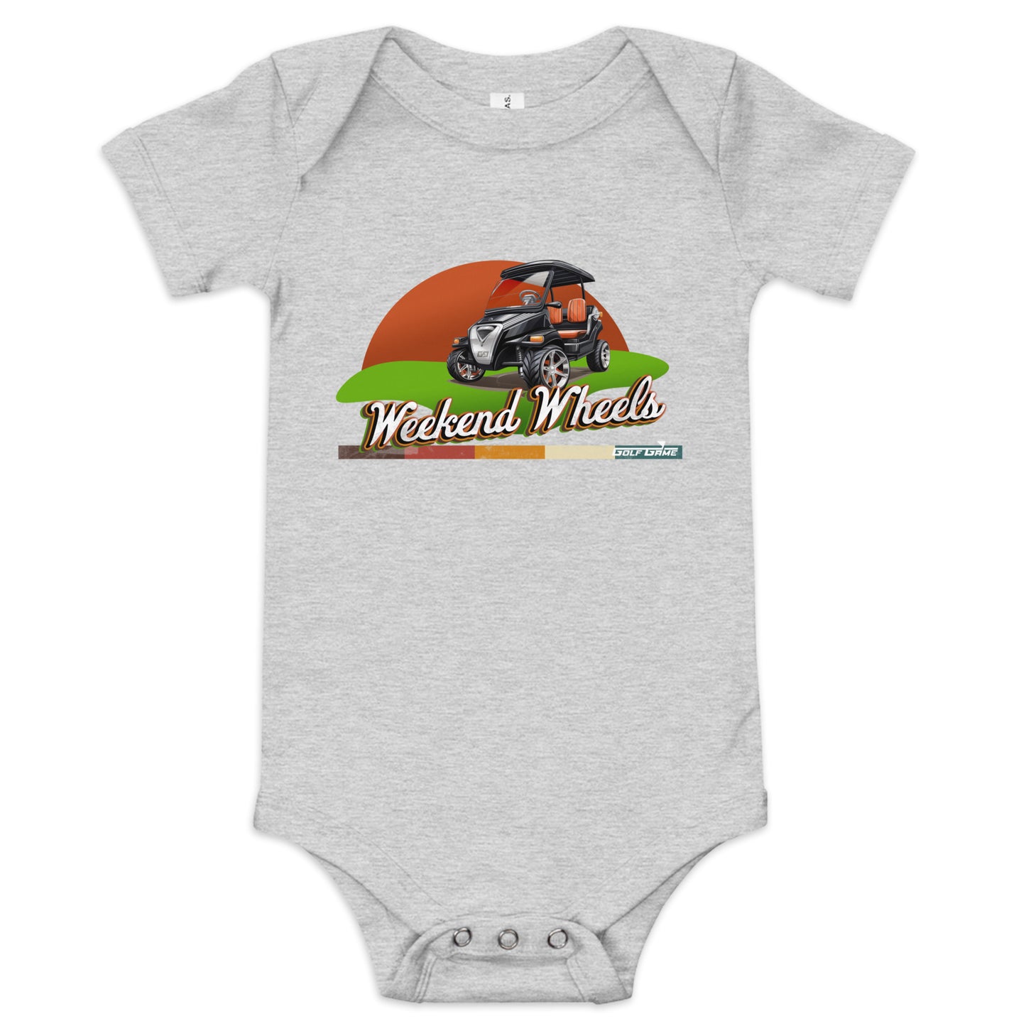 WEEKEND WHEELS — Baby short sleeve one piece