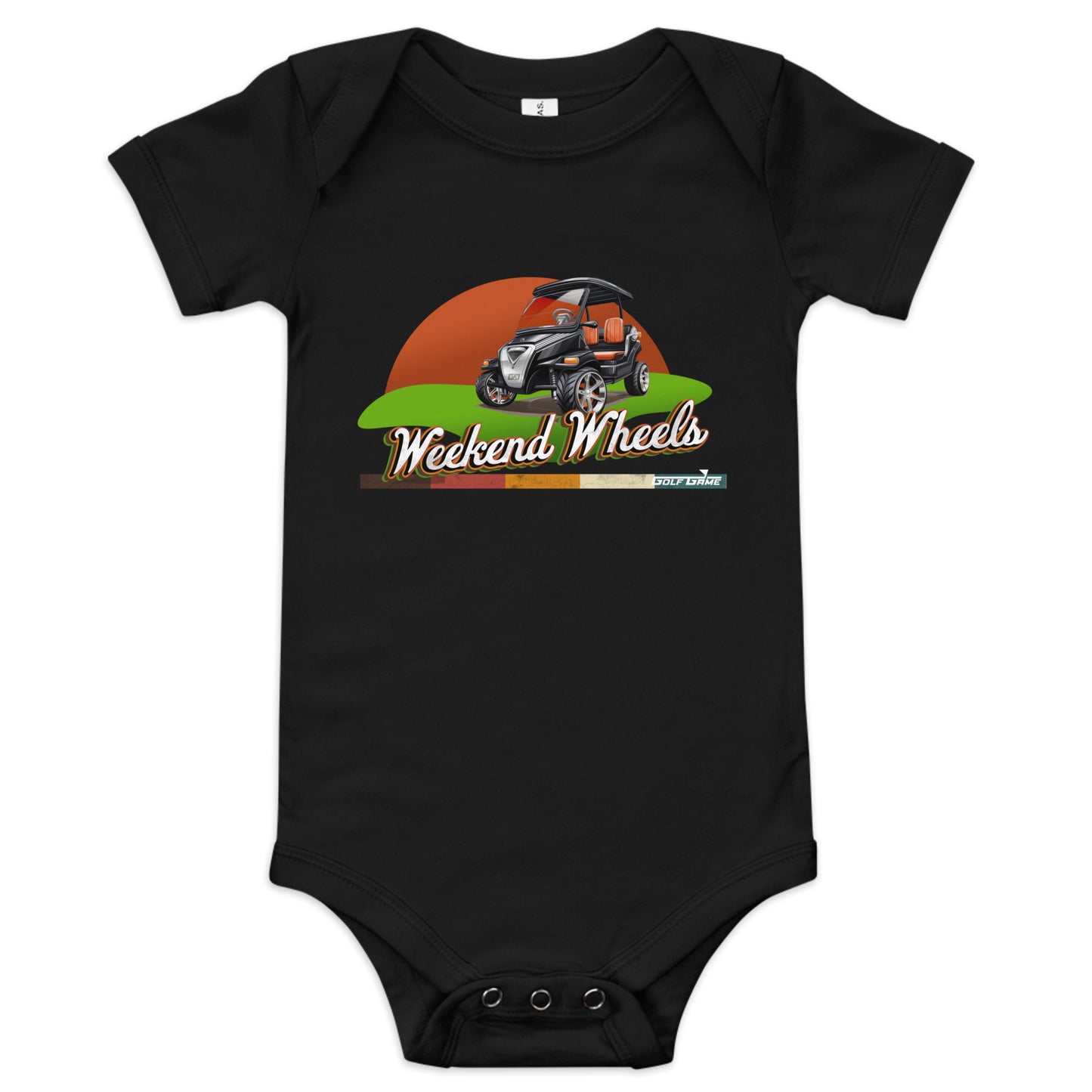 WEEKEND WHEELS — Baby short sleeve one piece
