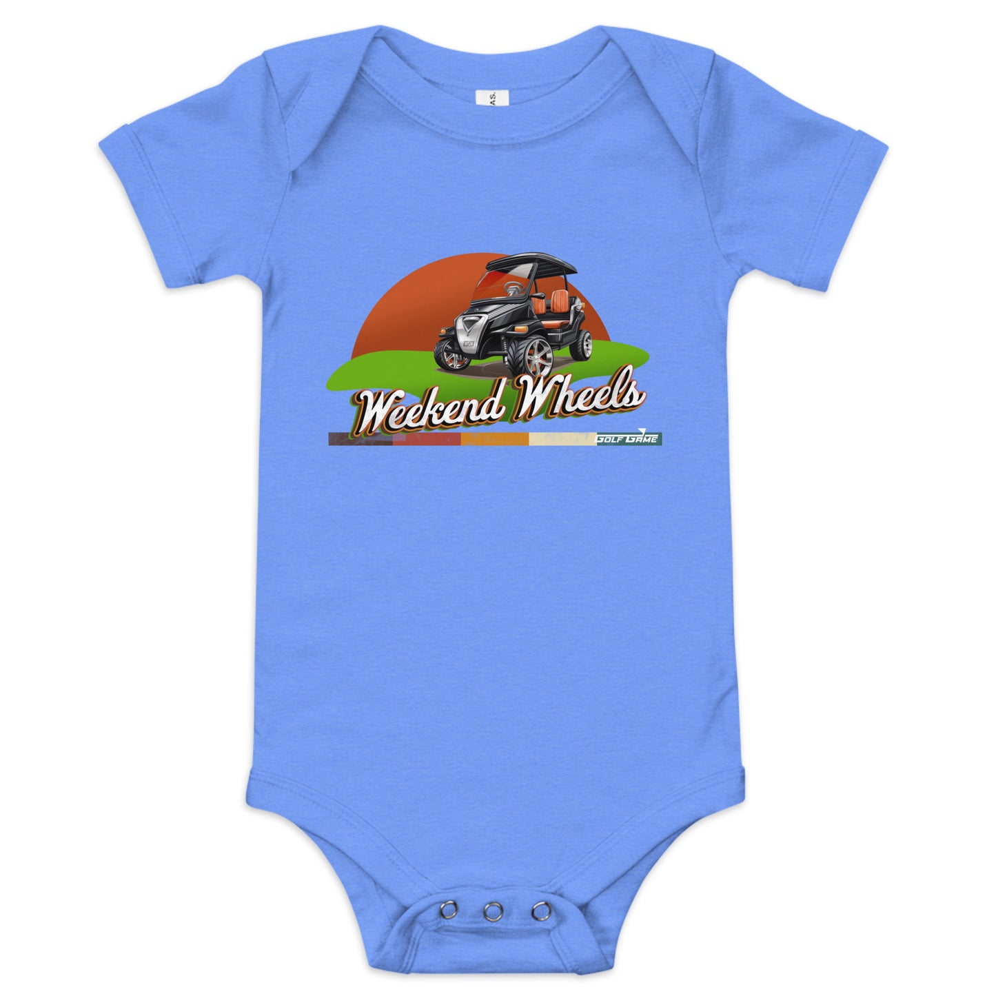 WEEKEND WHEELS — Baby short sleeve one piece