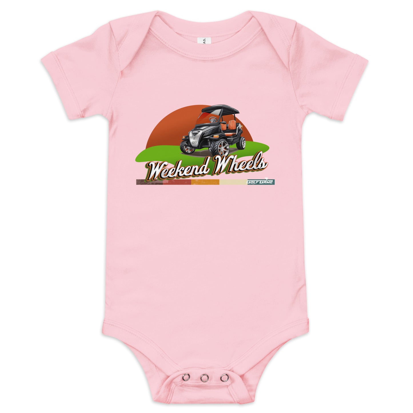 WEEKEND WHEELS — Baby short sleeve one piece