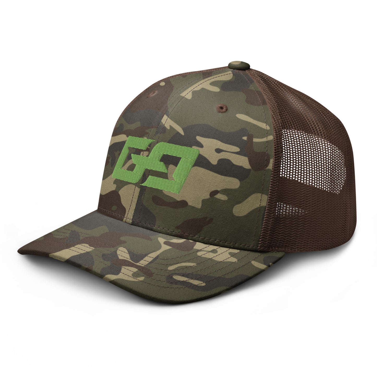GG - Camouflage trucker hat