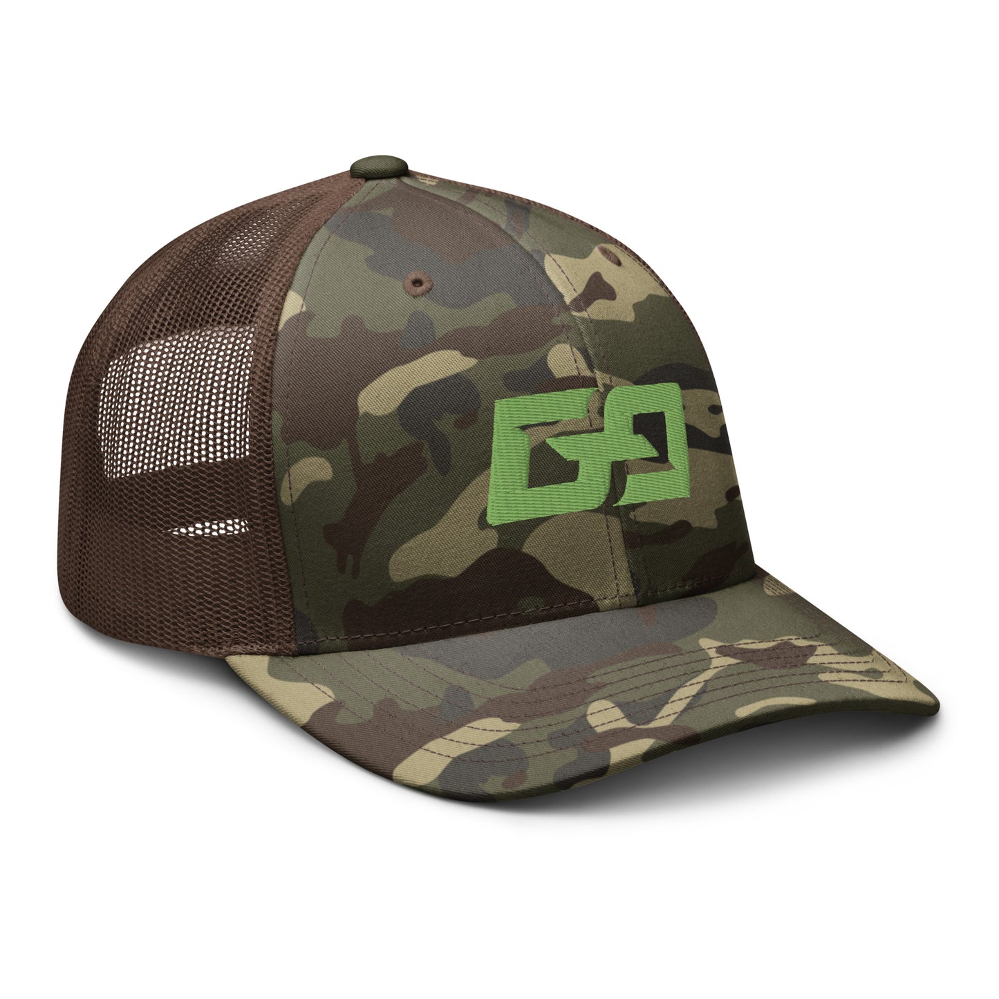 GG - Camouflage trucker hat