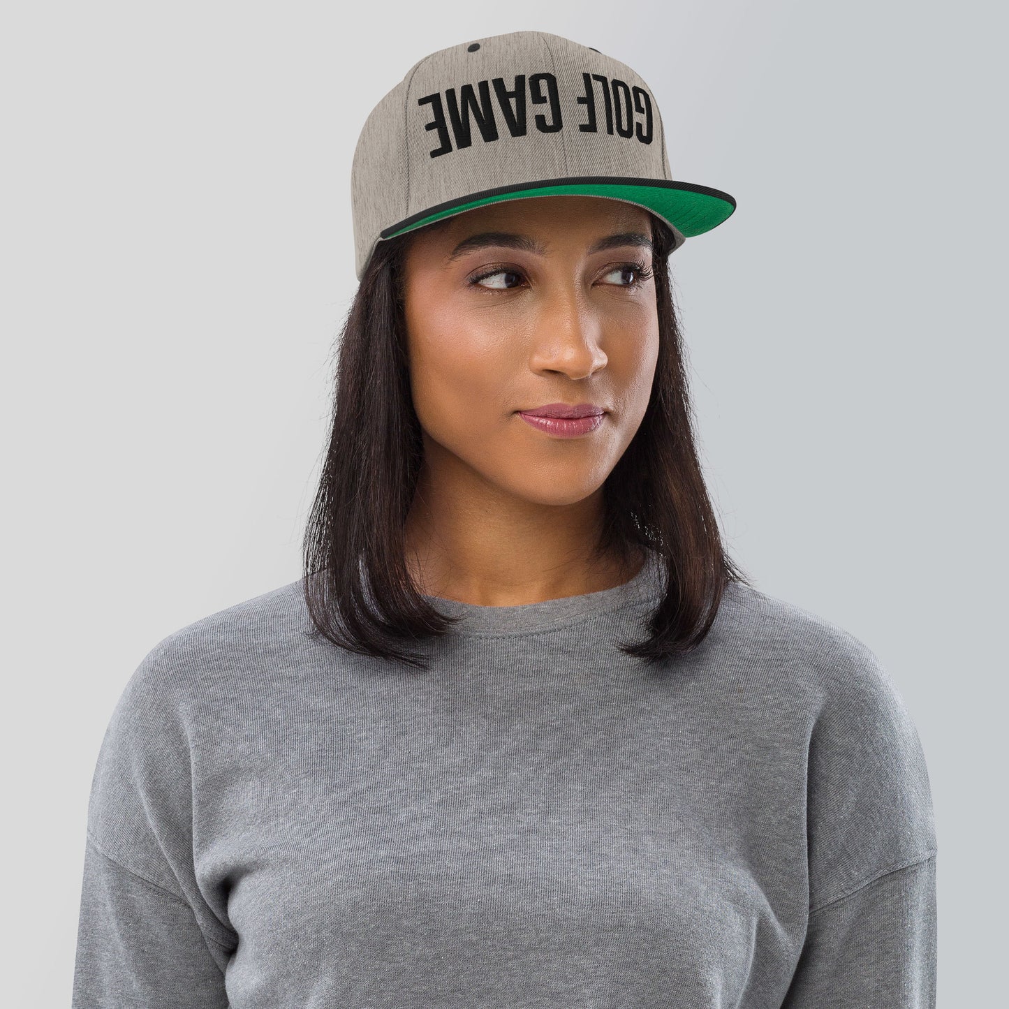 Golf Game Upside Down - Snapback Hat