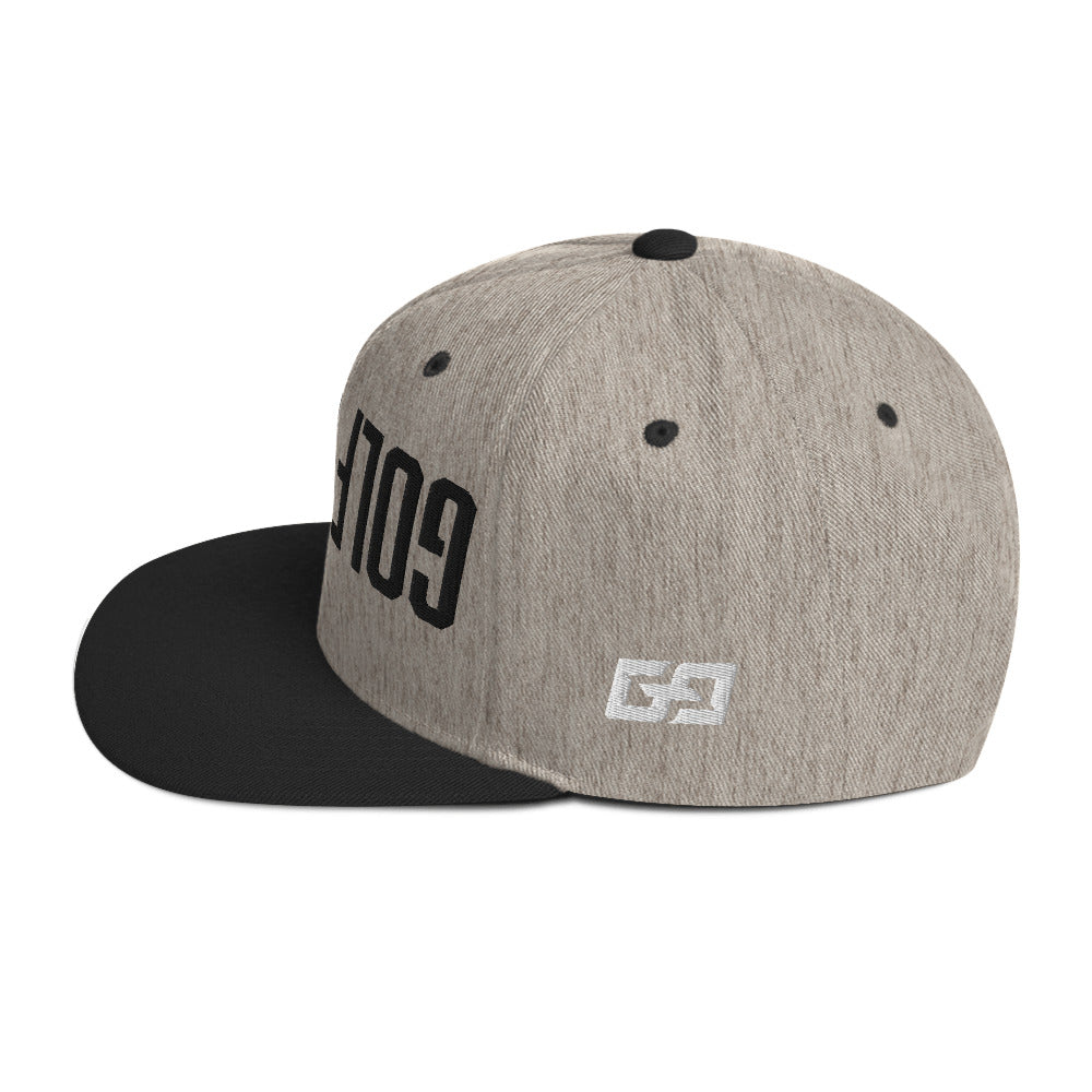 Golf Game Upside Down - Snapback Hat