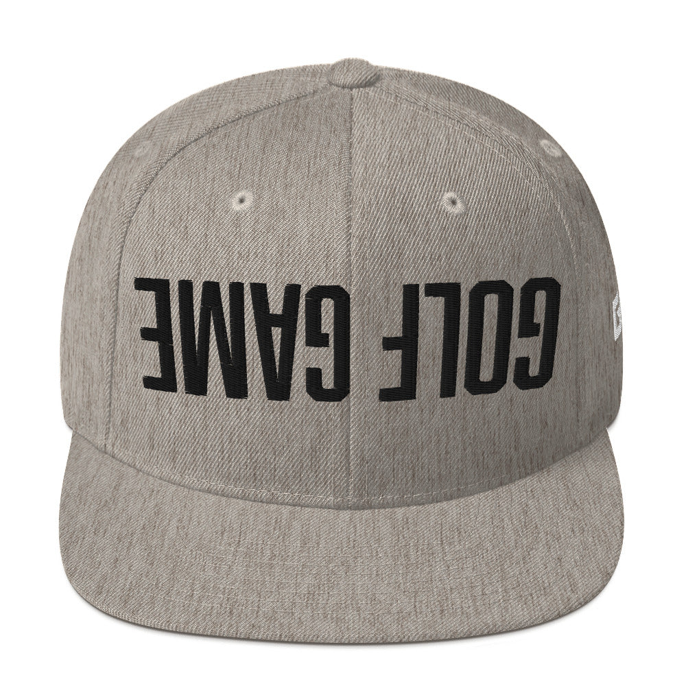 Golf Game Upside Down - Snapback Hat