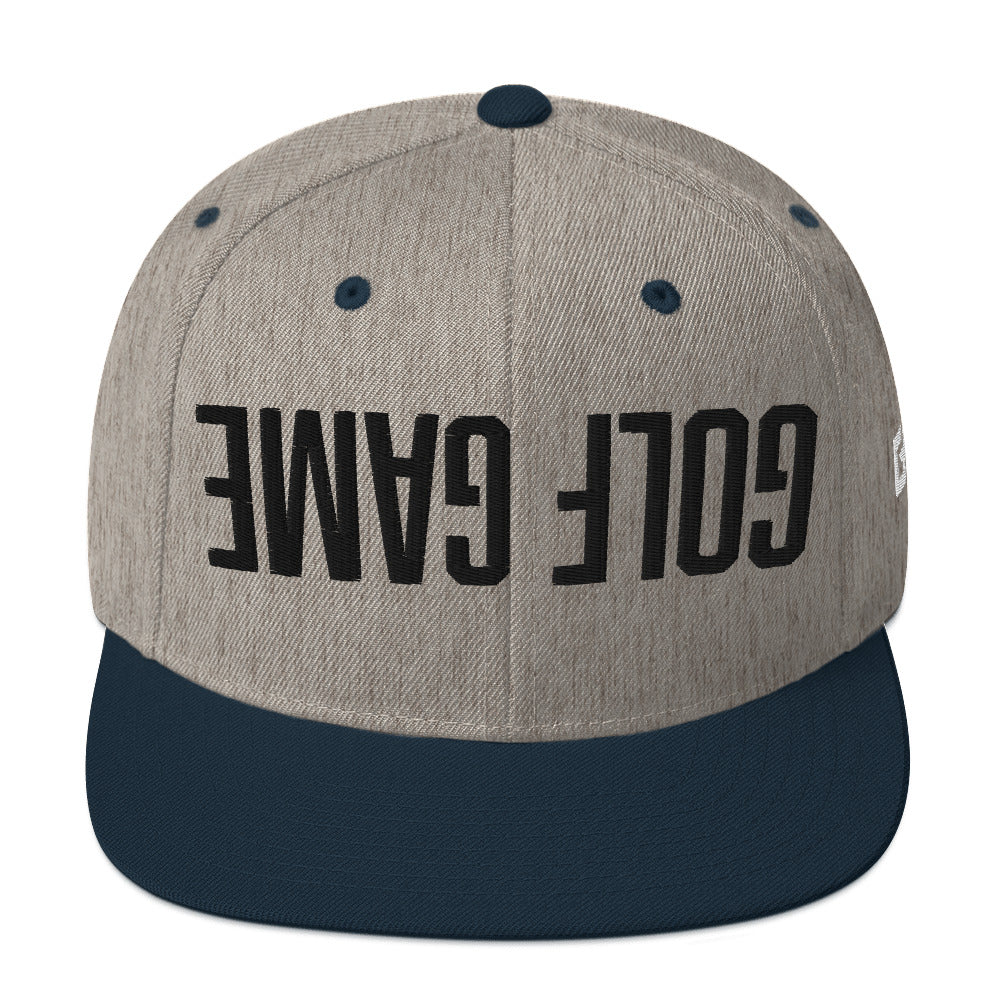 Golf Game Upside Down - Snapback Hat