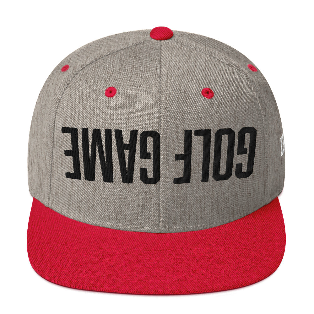 Golf Game Upside Down - Snapback Hat