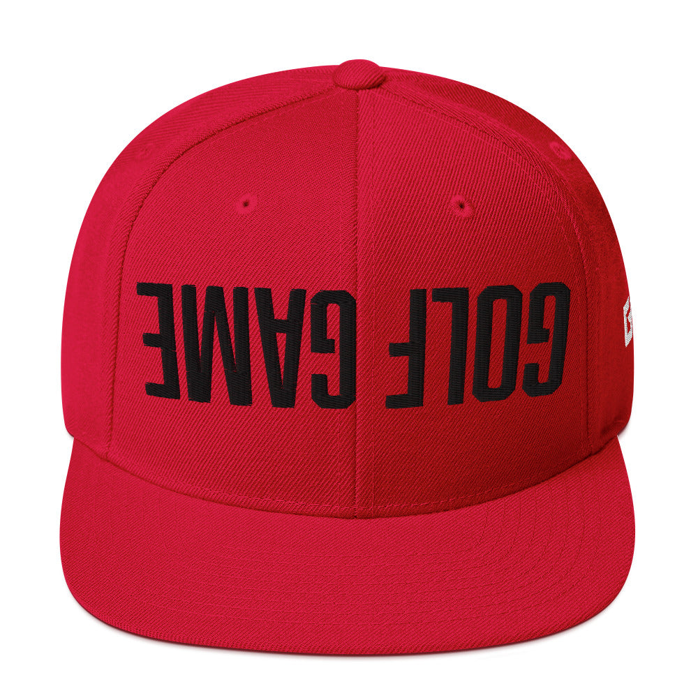 Golf Game Upside Down - Snapback Hat