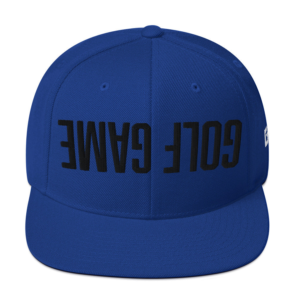 Golf Game Upside Down - Snapback Hat
