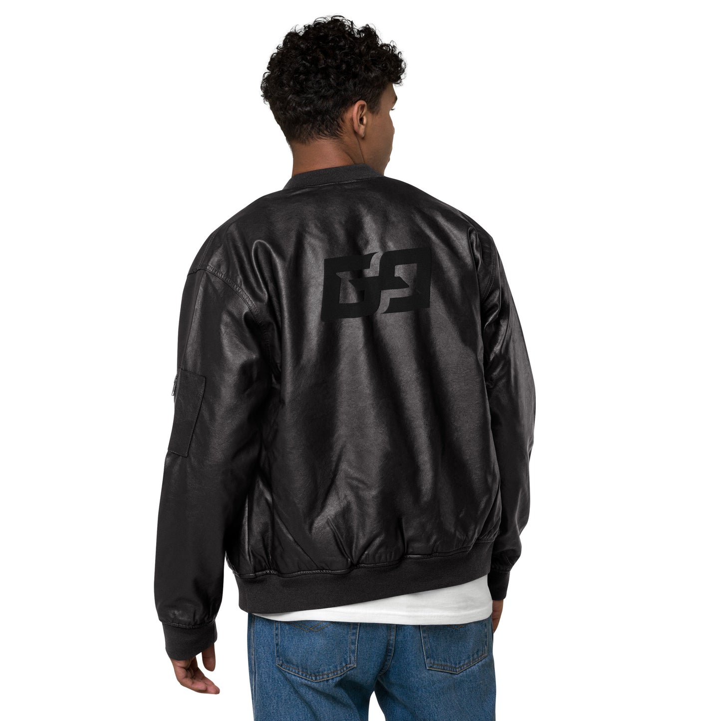 Golf Game — Leather Bomber Jacket