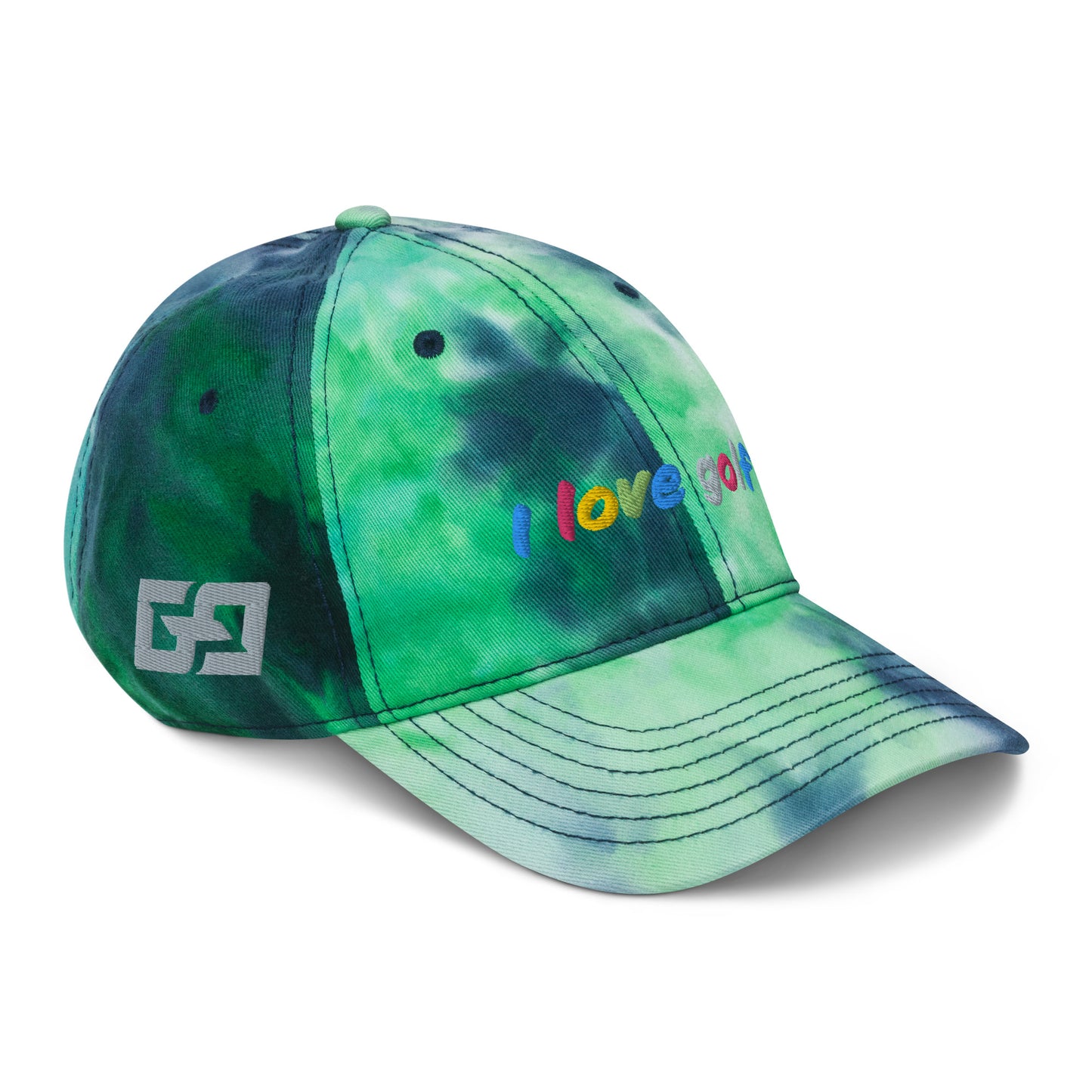 I love golf — Tie dye hat