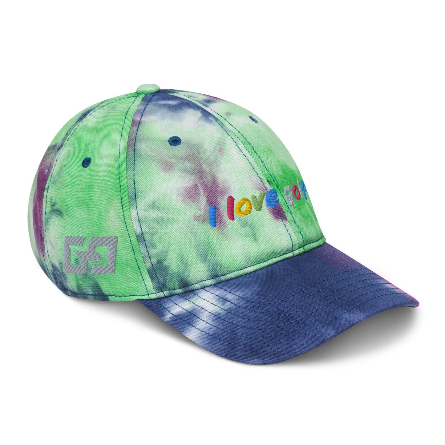I love golf — Tie dye hat