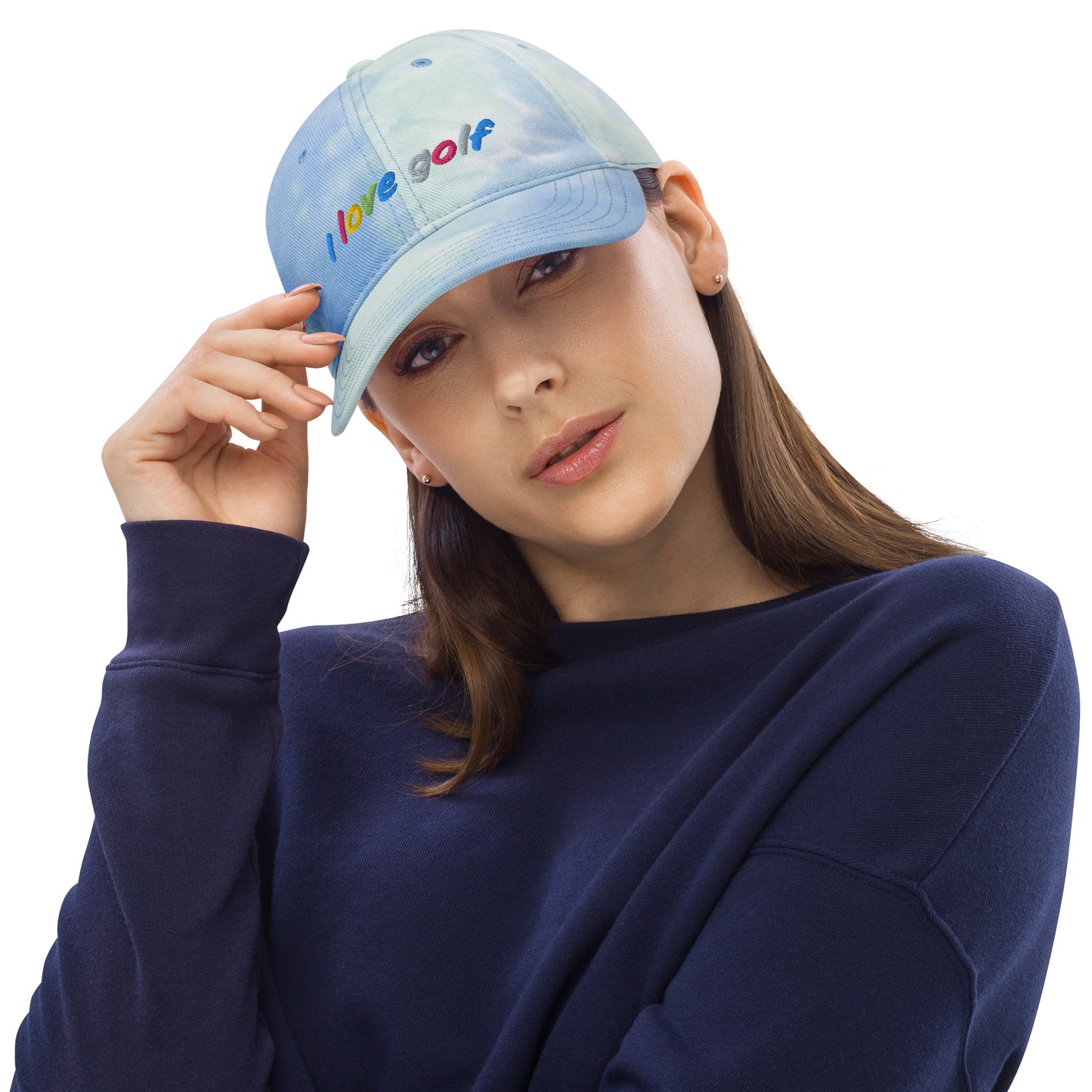 I love golf — Tie dye hat