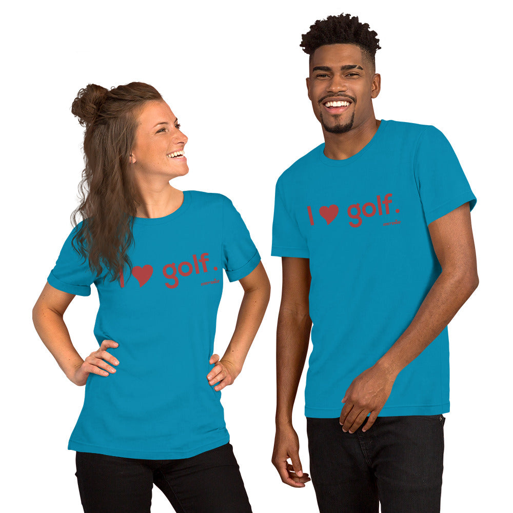 I HEART GOLF — Unisex t-shirt