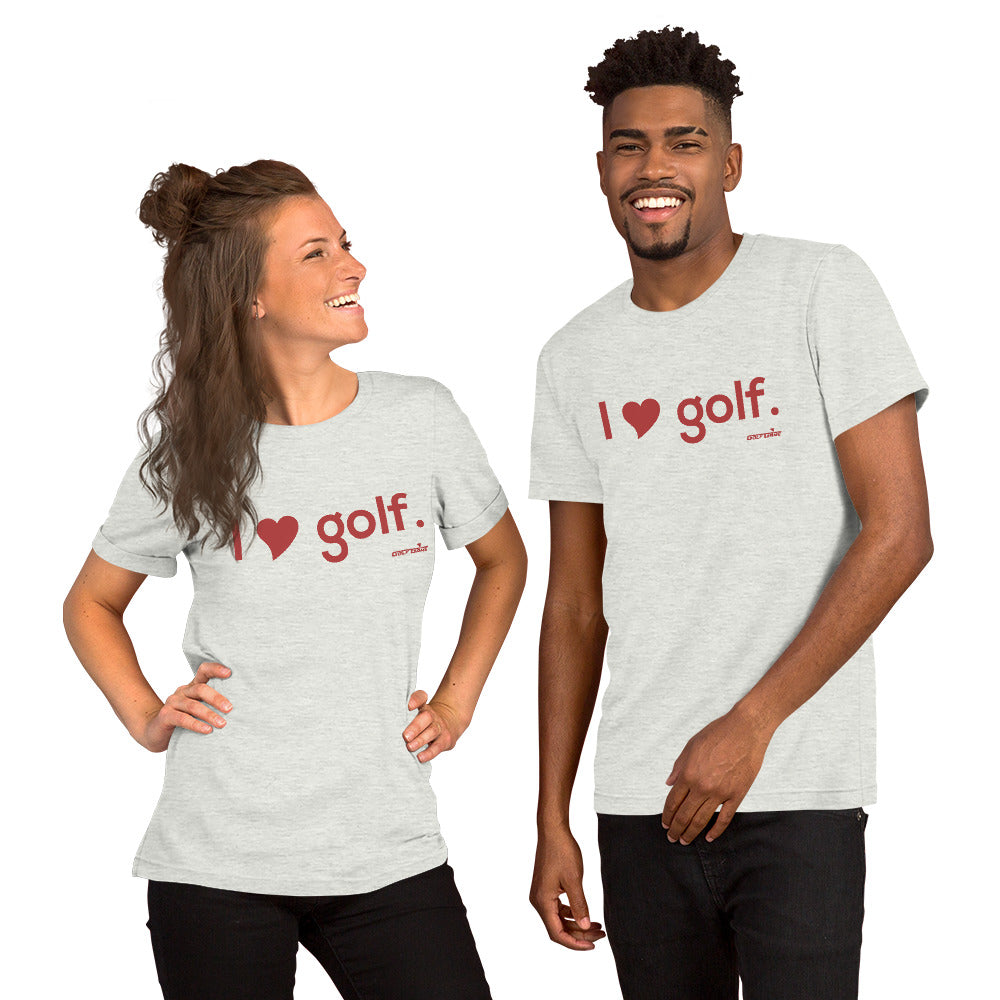 I HEART GOLF — Unisex t-shirt
