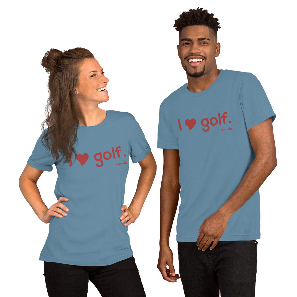 I HEART GOLF — Unisex t-shirt