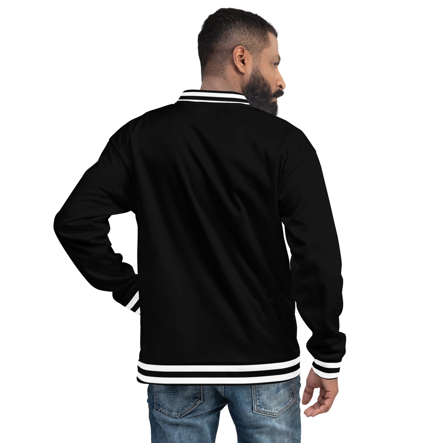 B&W Bomber — Men Bomber Jacket