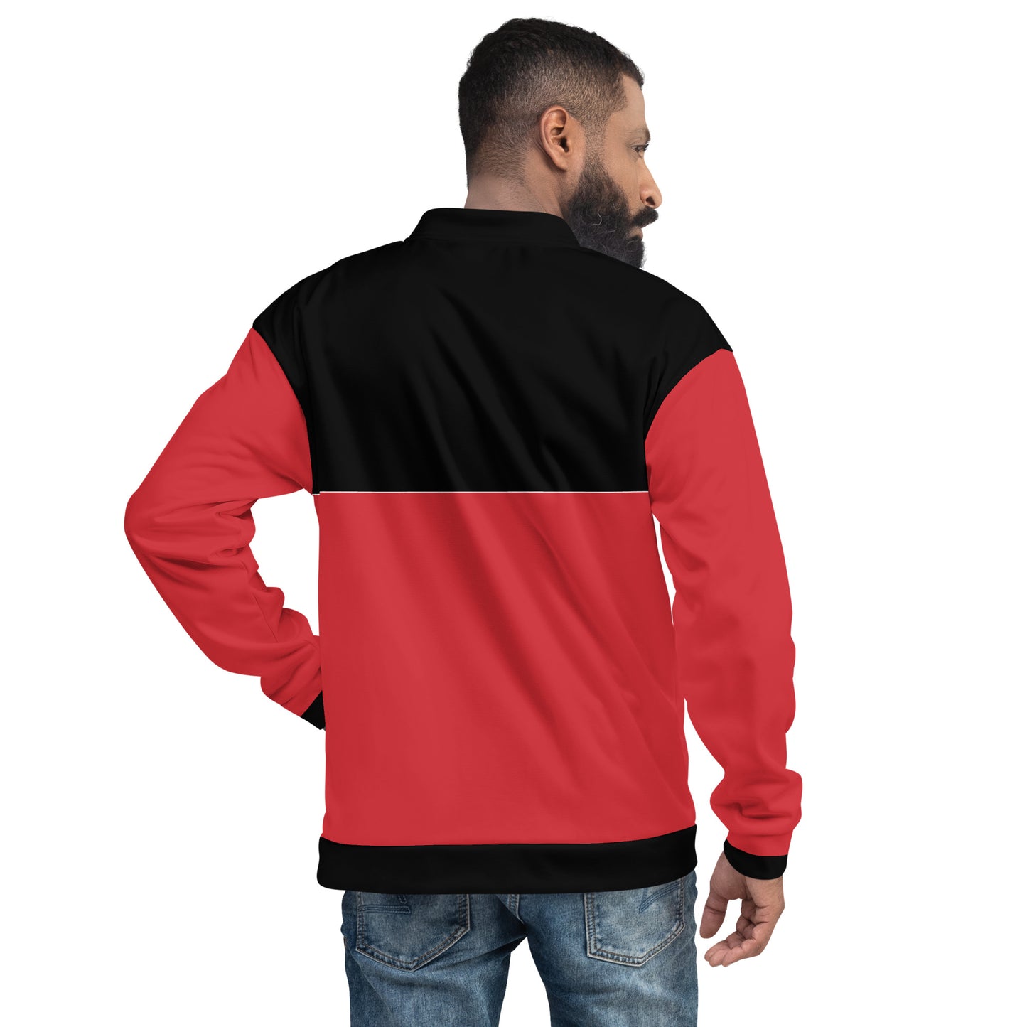 Black & Red — Men Bomber Jacket