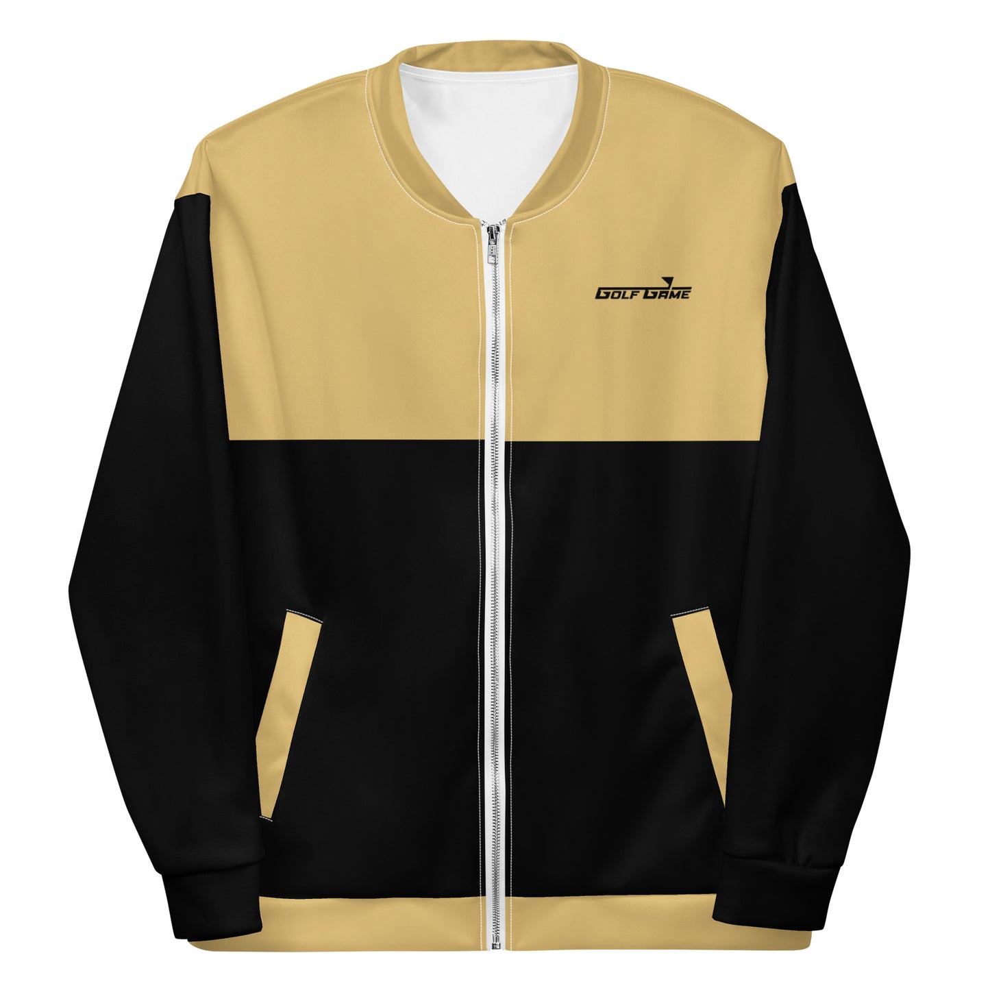 Black & Gold — Women Bomber Jacket