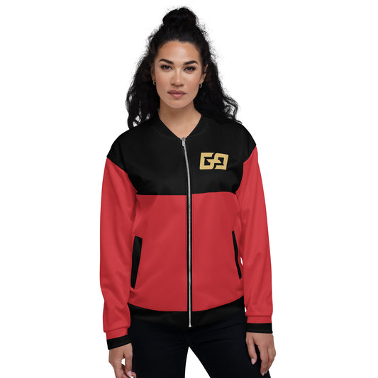 Red & Black — Women Bomber Jacket