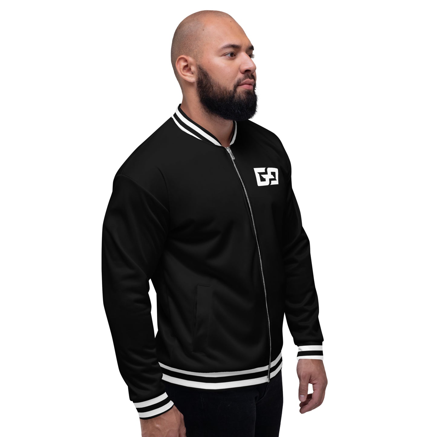 B&W Bomber — Men Bomber Jacket