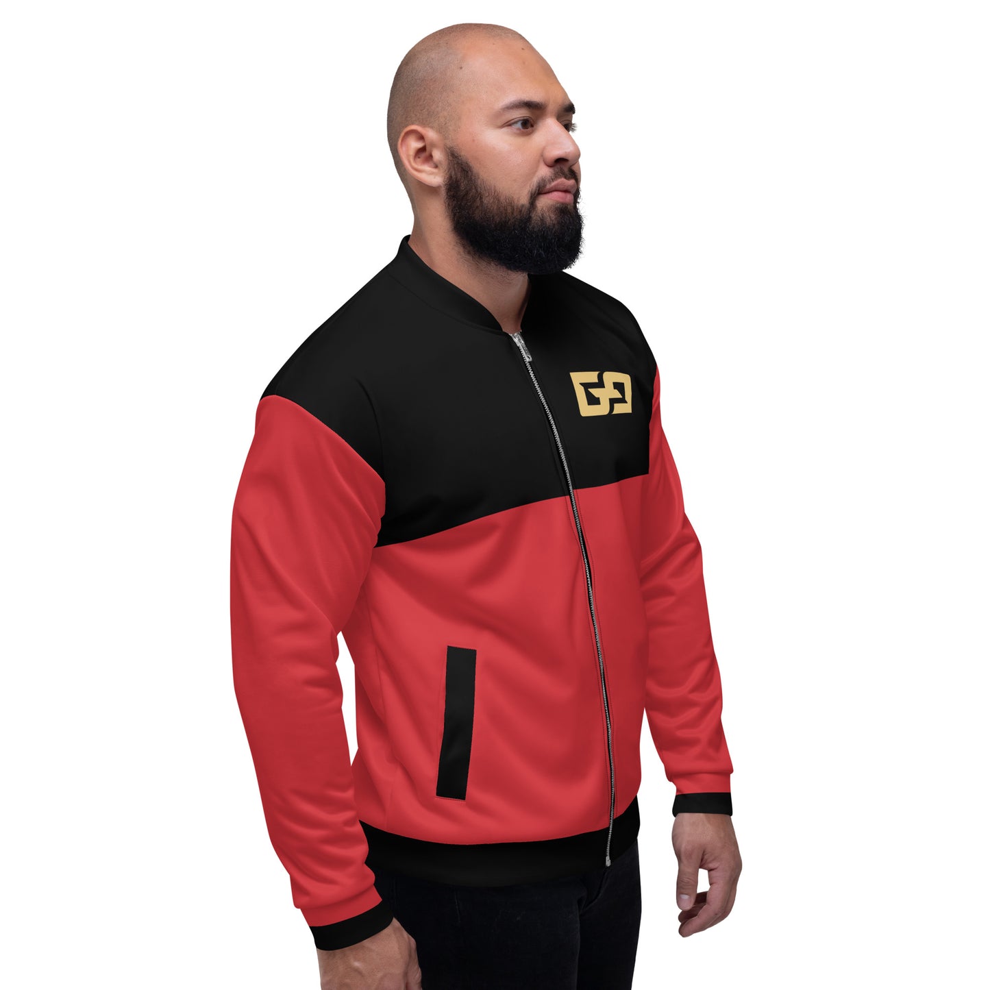 Black & Red — Men Bomber Jacket