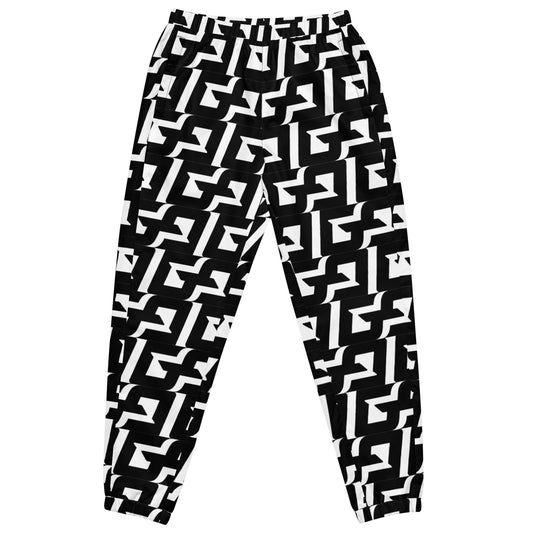 GG Black and White — Unisex track pants