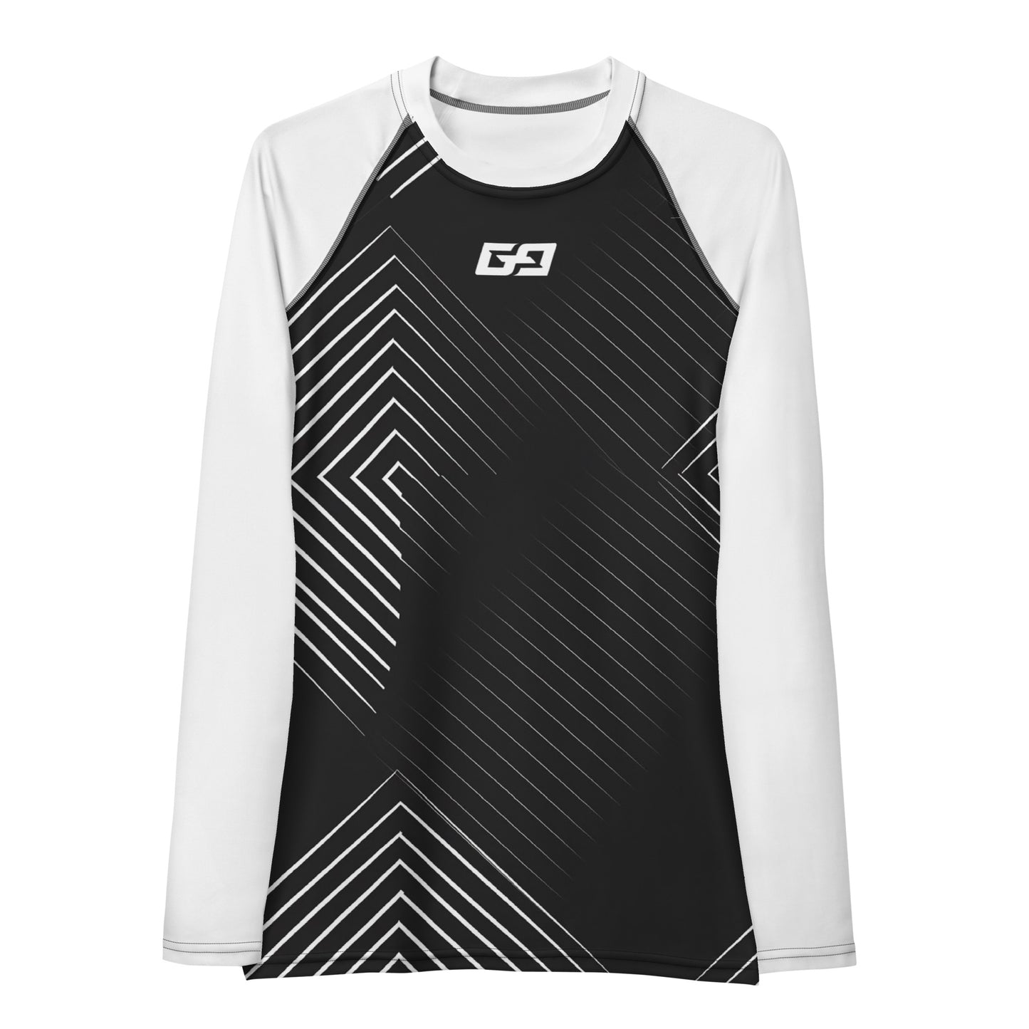 Black & White Lines — Women's Rash Guard