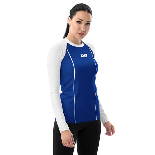 Lively Blue — Women's Rash Guard