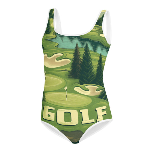 GOLF GAME — All-Over Print Youth Swimsuit