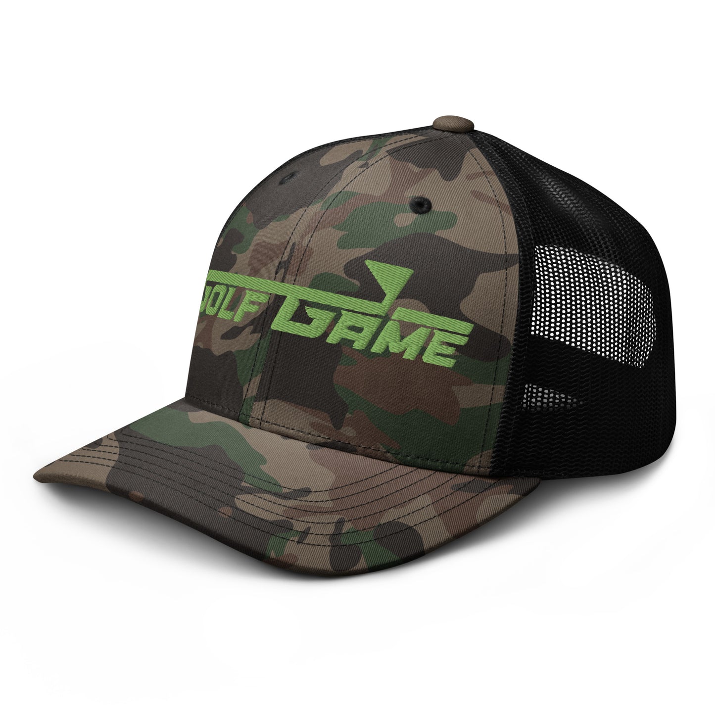 Golf Game - Camouflage trucker hat