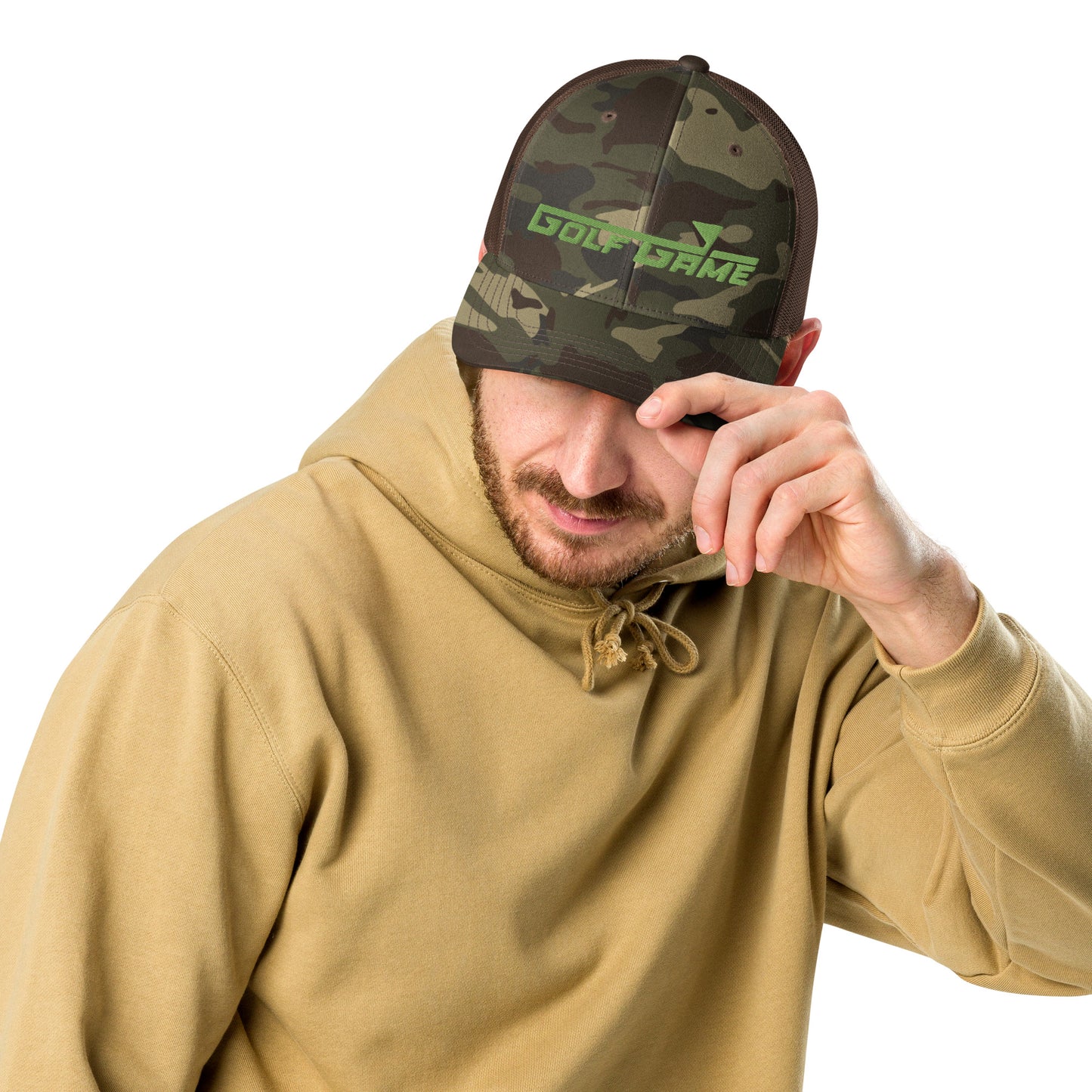 Golf Game - Camouflage trucker hat