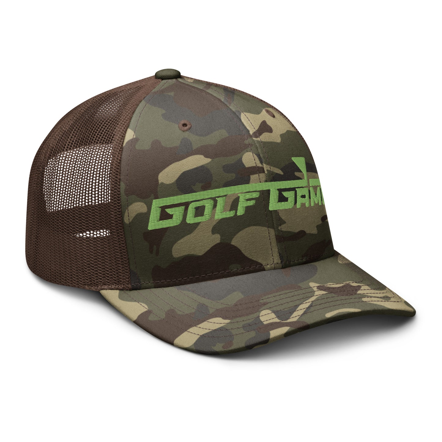 Golf Game - Camouflage trucker hat