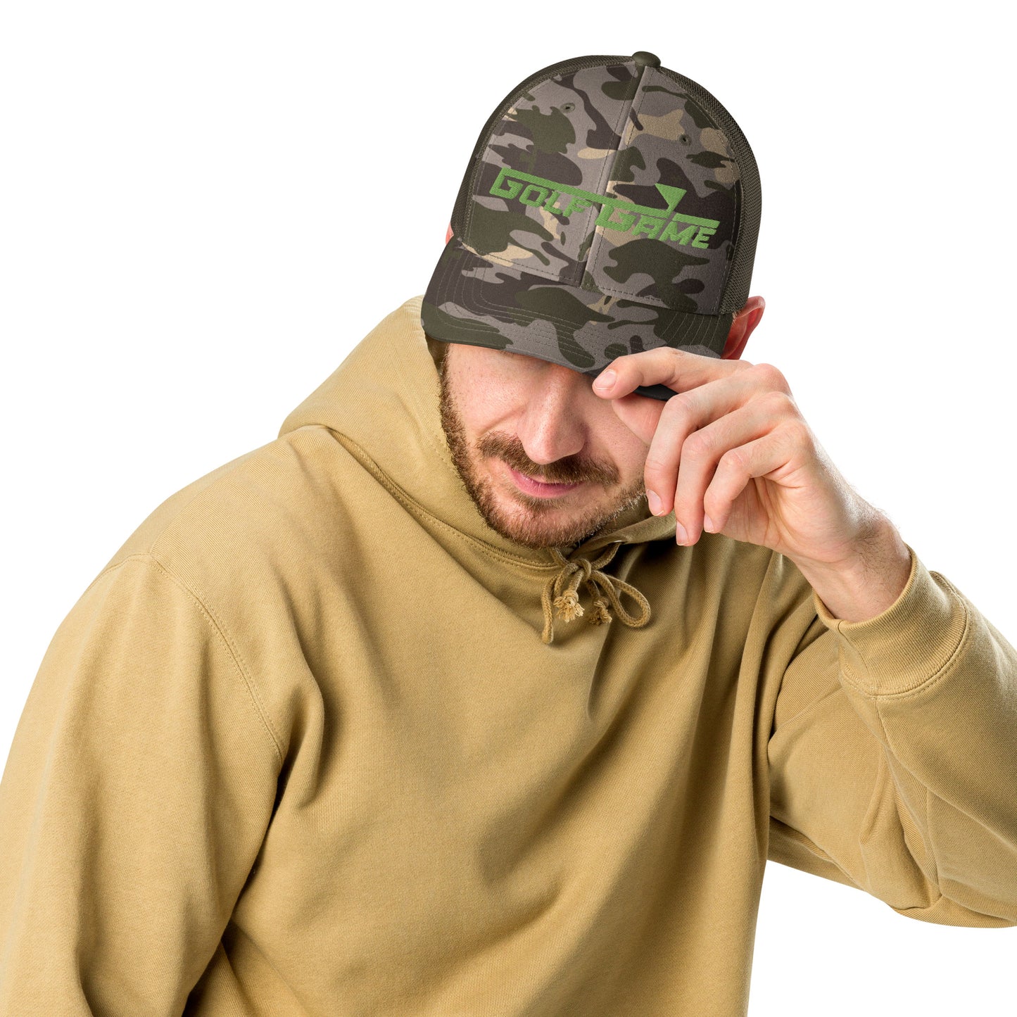 Golf Game - Camouflage trucker hat