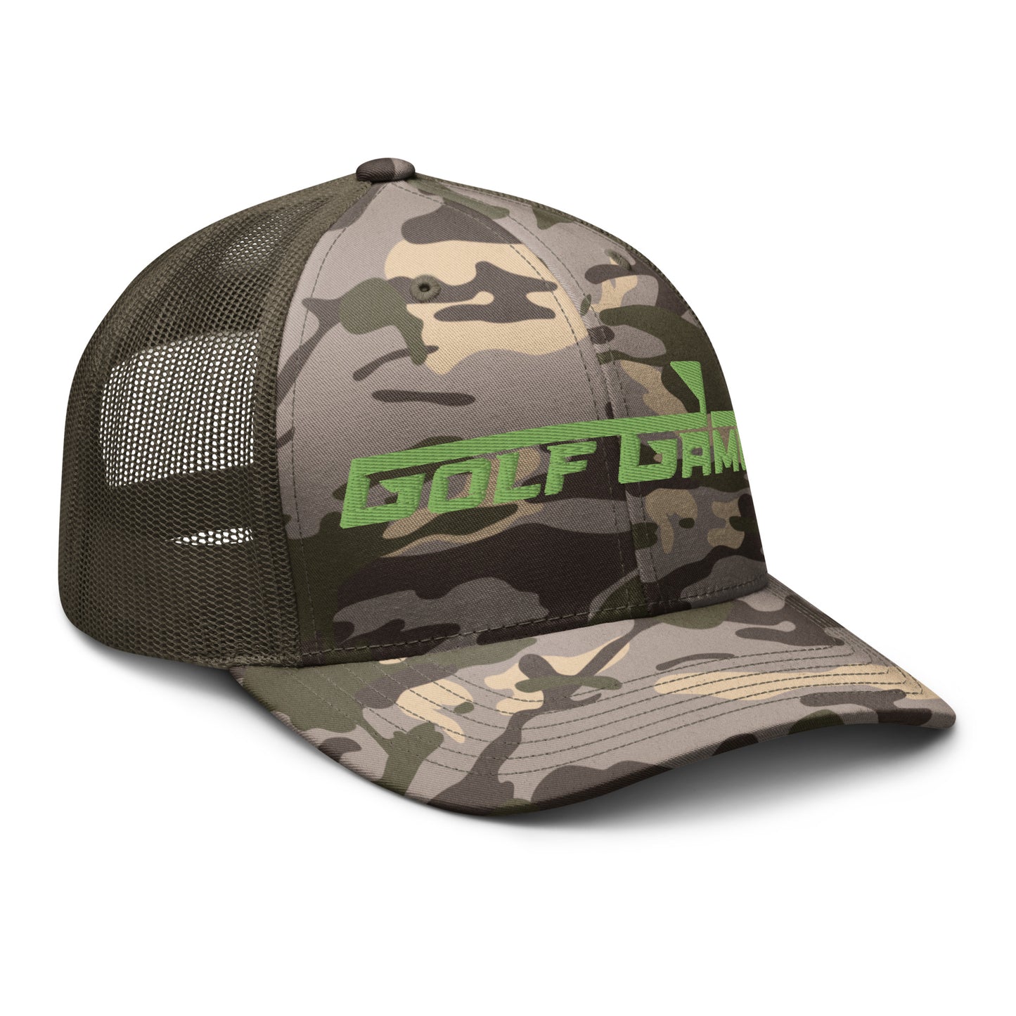 Golf Game - Camouflage trucker hat