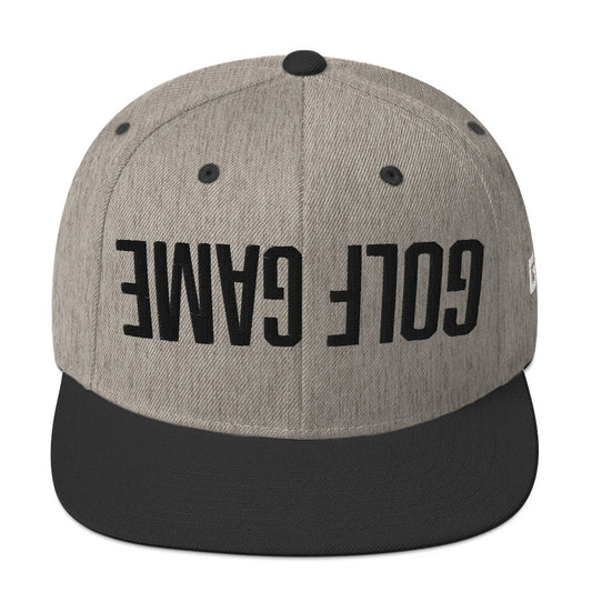 Golf Game Upside Down - Snapback Hat