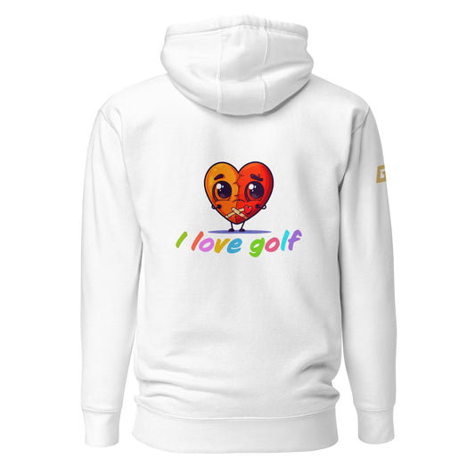 I love golf - Women Hoodie